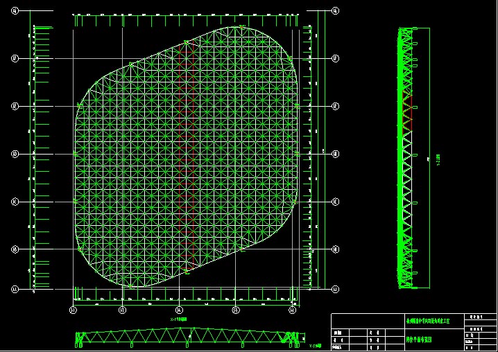 杭州杭州转塘中学网架设计