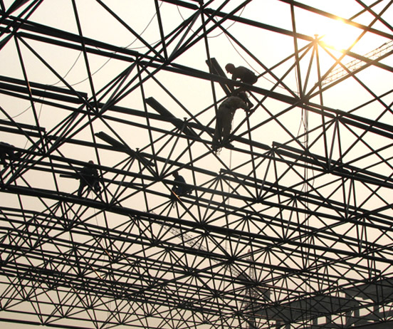 杭州厂房网架安装